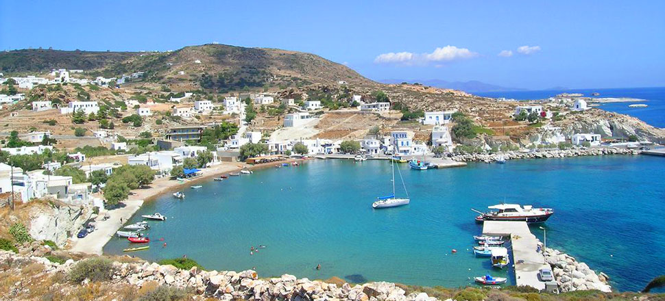 Το λιμάνι στην Ψάθη Κιμώλου